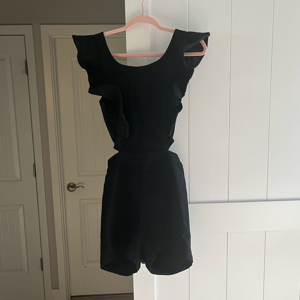 Fashion Nova Capped Sleeve Romper